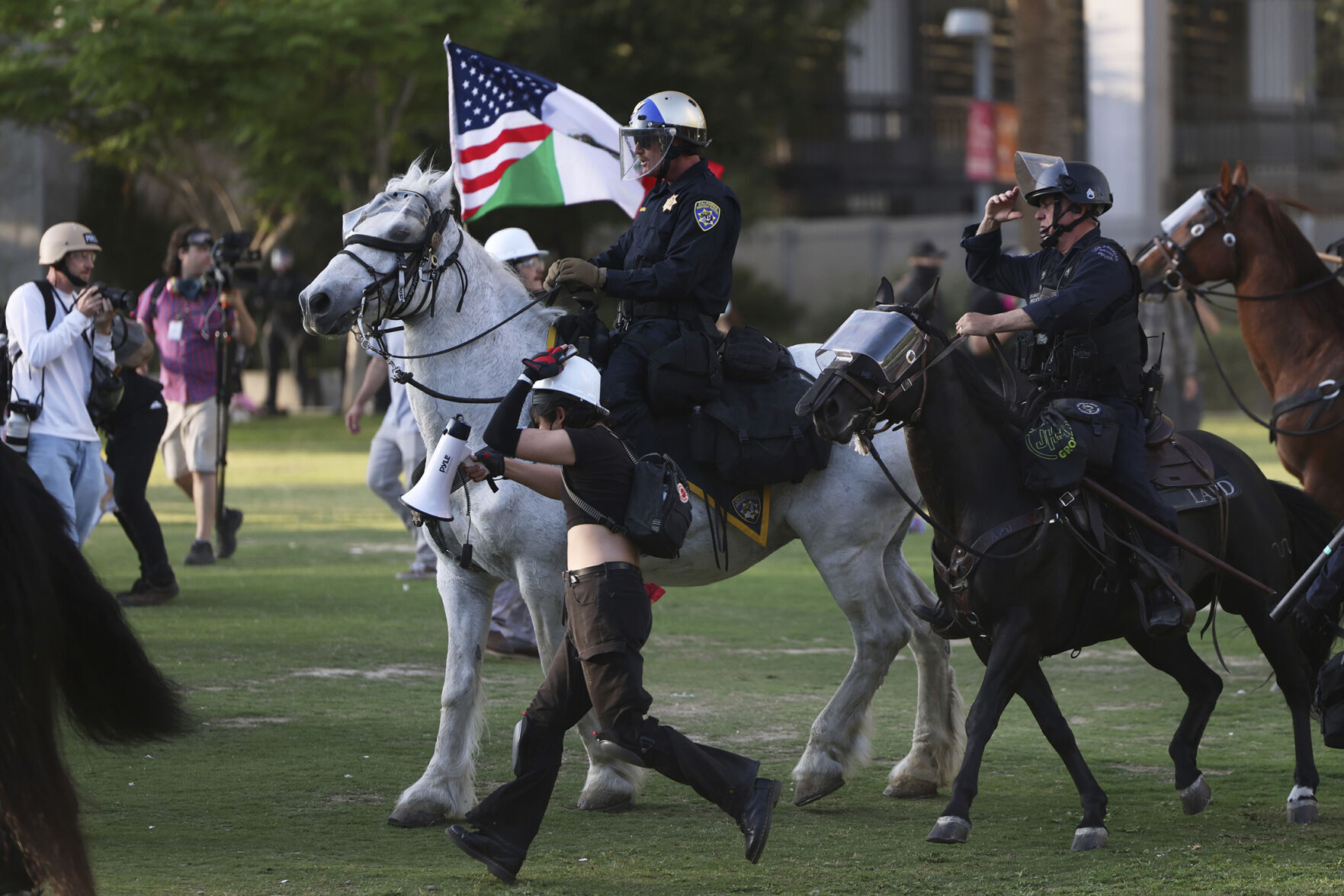 APTOPIX Immigration Raids Los Angeles